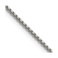 Chisel Stainless Steel Polished 2.2mm Rounded Box Chain