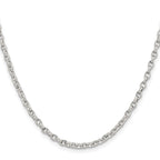 Chisel Stainless Steel Polished 3.2mm Cable Chain