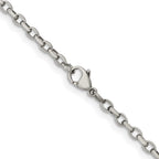 Chisel Stainless Steel Polished 3.2mm Cable Chain