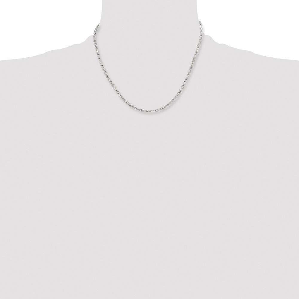 Chisel Stainless Steel Polished 3.2mm Cable Chain