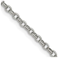 Chisel Stainless Steel Polished 3.2mm Cable Chain