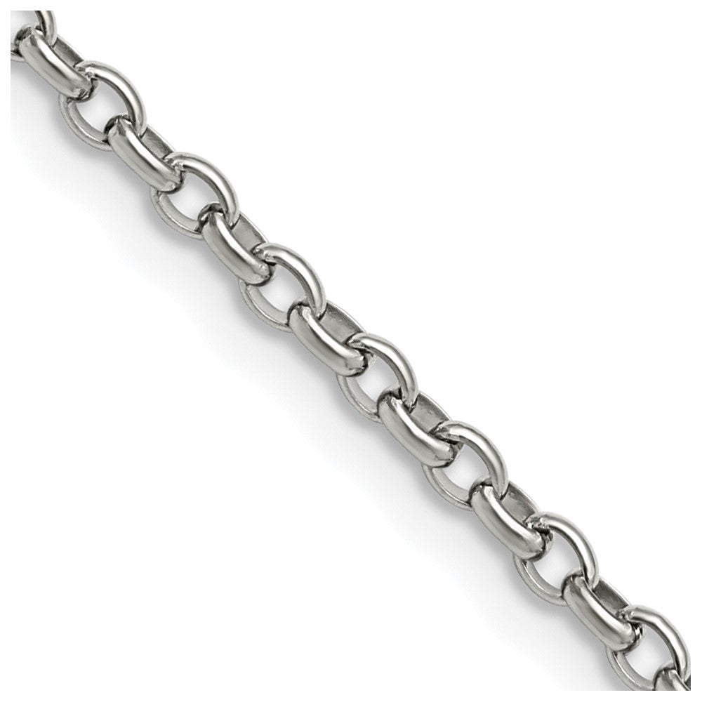 Chisel Stainless Steel Polished 3.2mm Cable Chain