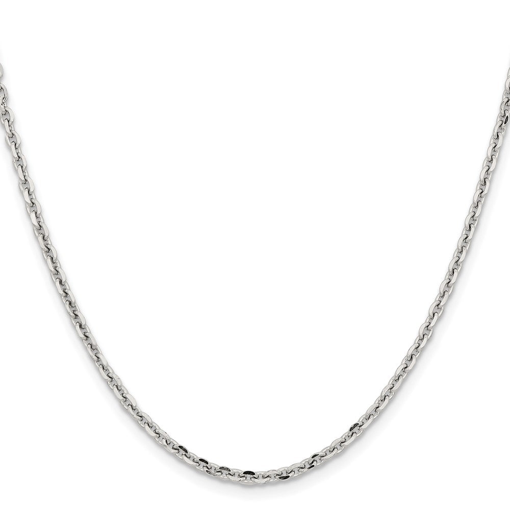Chisel Stainless Steel Polished Diamond-cut 2.7mm Cable Chain