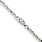 Chisel Stainless Steel Polished Diamond-cut 4.3mm Cable Chain