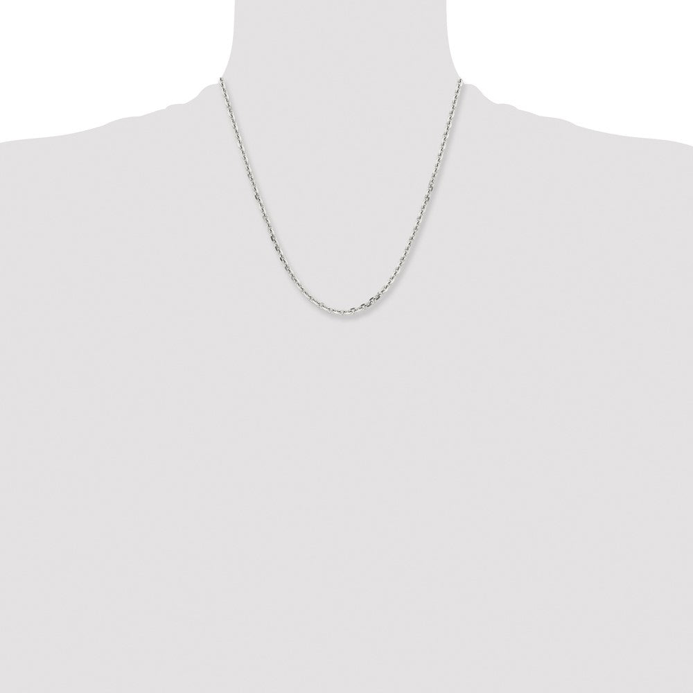 Chisel Stainless Steel Polished Diamond-cut 4.3mm Cable Chain