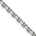Chisel Stainless Steel Polished Diamond-cut 4.3mm Cable Chain
