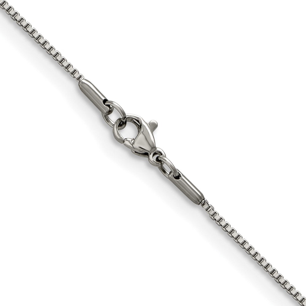 Chisel Stainless Steel Polished 1.2mm Box Chain