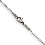 Chisel Stainless Steel Polished 1.2mm Box Chain