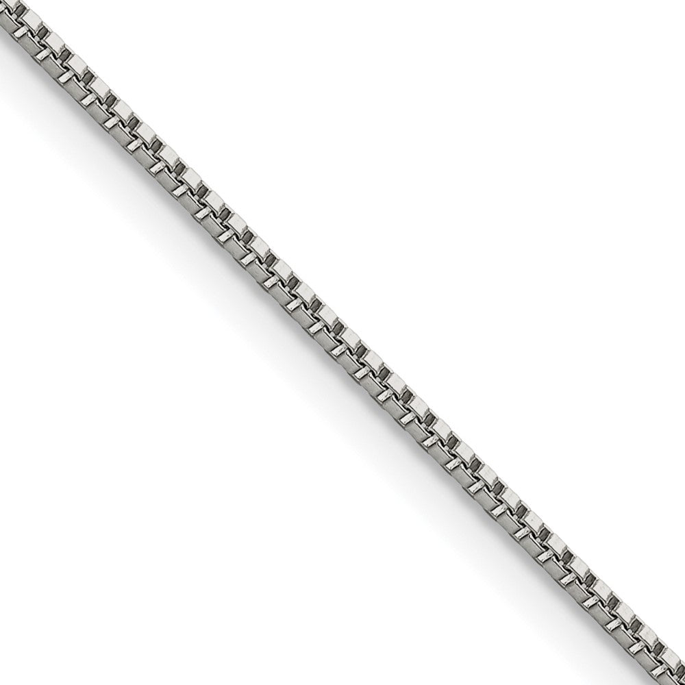Chisel Stainless Steel Polished 1.2mm Box Chain