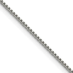 Chisel Stainless Steel Polished 1.2mm Box Chain