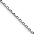 Chisel Stainless Steel Polished 1.5mm Box Chain