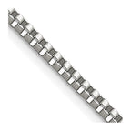Chisel Stainless Steel Polished 2.4mm Box Chain