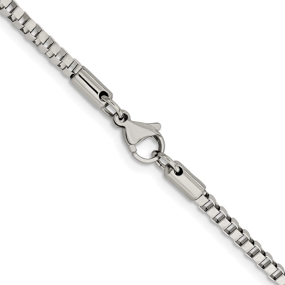 Chisel Stainless Steel Polished 3.2mm Box Chain