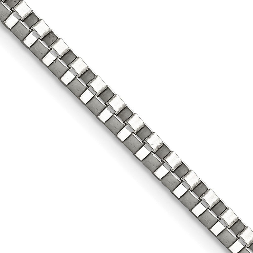 Chisel Stainless Steel Polished 3.2mm Box Chain