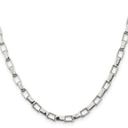 Chisel Stainless Steel Polished 4.8mm Square Link Chain
