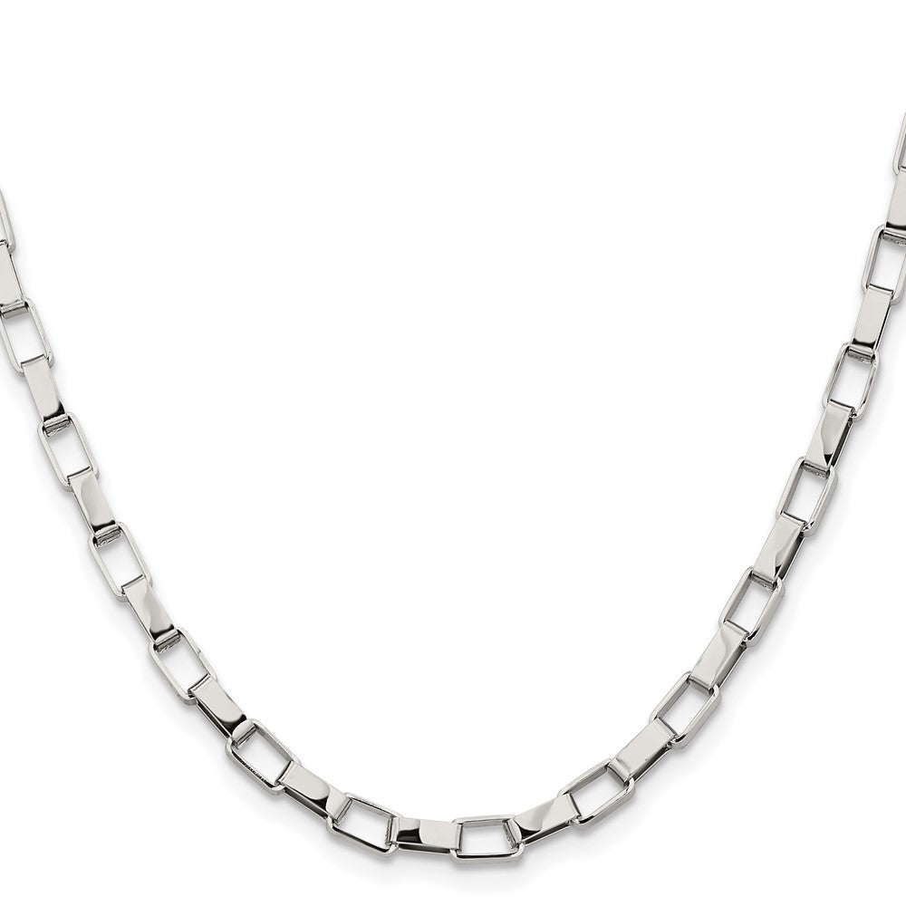 Chisel Stainless Steel Polished 4.8mm Square Link Chain