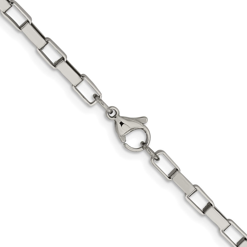 Chisel Stainless Steel Polished 4.8mm Square Link Chain