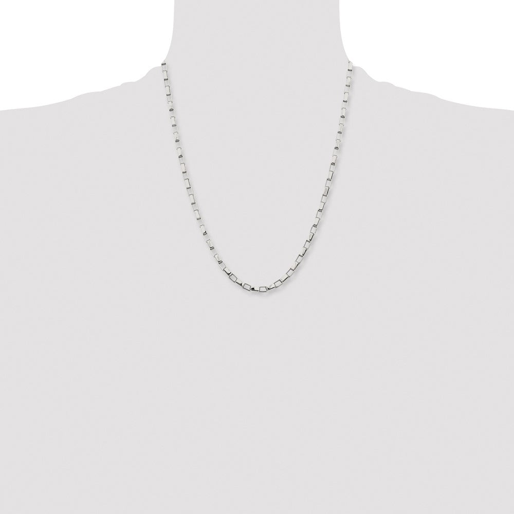 Chisel Stainless Steel Polished 4.8mm Square Link Chain