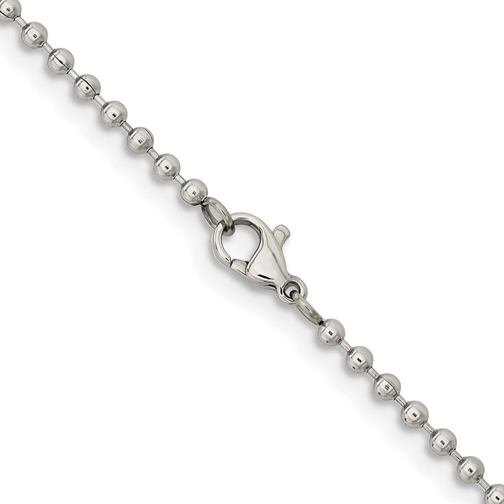 Chisel Stainless Steel Polished 2.4mm Ball Chain