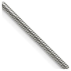 Chisel Stainless Steel Polished 2.4mm Snake Chain