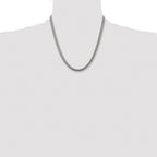 Chisel Stainless Steel Polished 6.2mm Flat Snake Chain