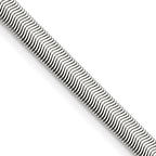 Chisel Stainless Steel Polished 6.2mm Flat Snake Chain