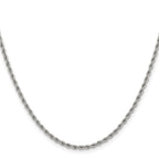 Chisel Stainless Steel Polished 2.4mm Rope Chain