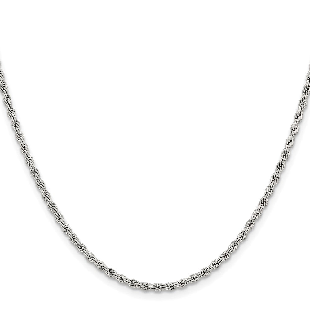 Chisel Stainless Steel Polished 2.4mm Rope Chain