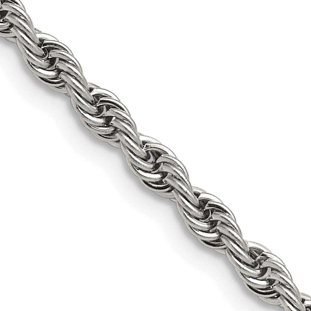 Chisel Stainless Steel Polished 4mm Rope Chain