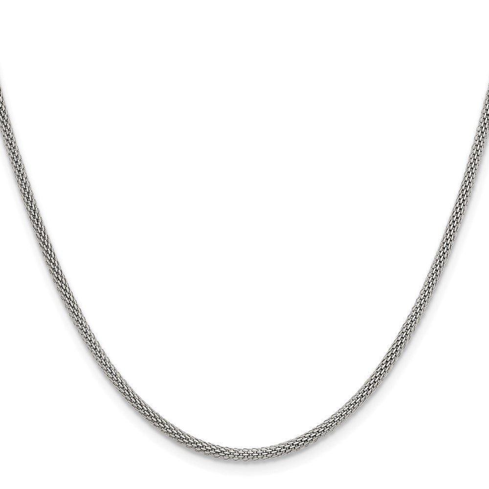 Chisel Stainless Steel Polished 2.5mm Bismark Chain