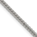 Chisel Stainless Steel Polished 3.2mm Bismark Chain