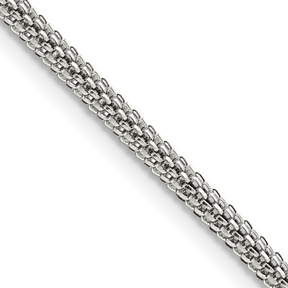 Chisel Stainless Steel Polished 3.2mm Bismark Chain