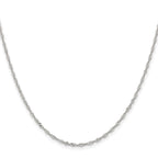 Chisel Stainless Steel Polished 2mm Singapore Chain