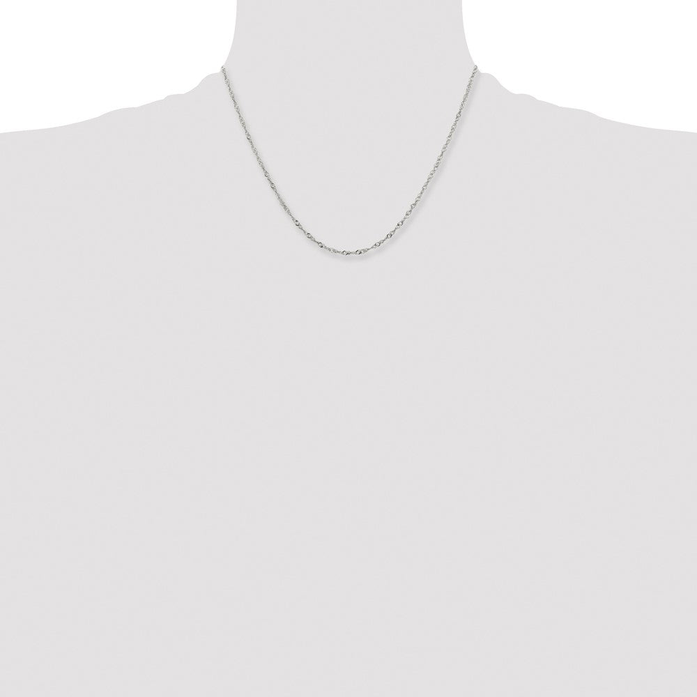 Chisel Stainless Steel Polished 2.5mm Singapore Chain