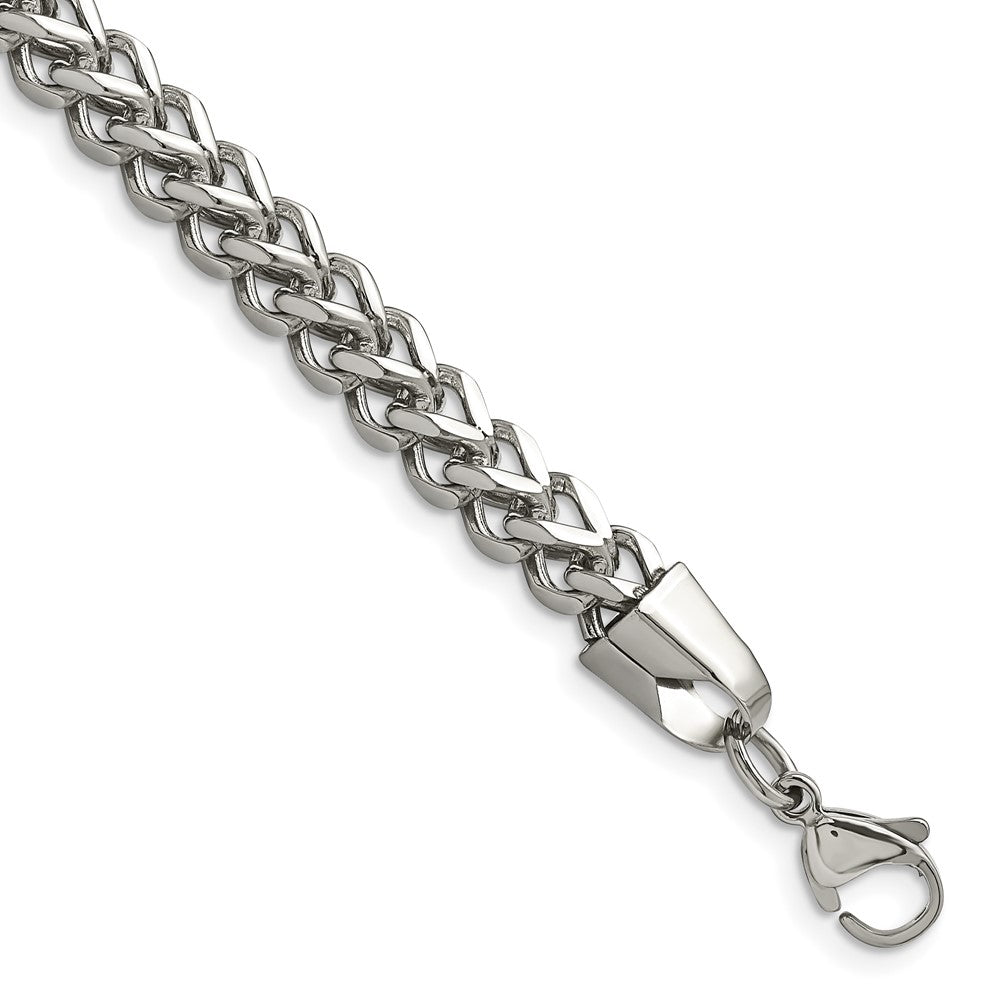 Chisel Stainless Steel Polished 5.5mm Franco Chain