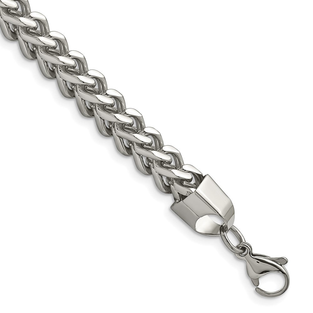 Chisel Stainless Steel Polished 6.75mm Franco Chain