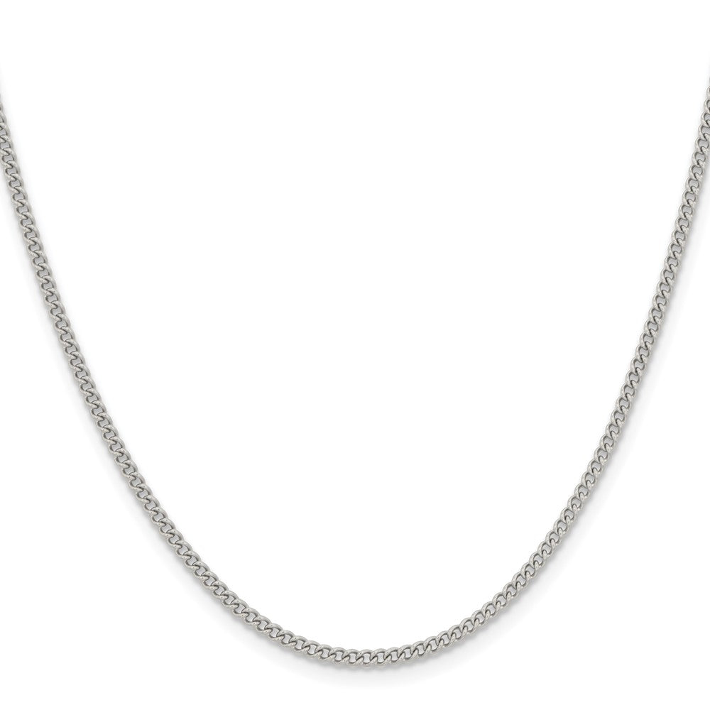 Chisel Stainless Steel Polished 2.25mm Round Curb Chain