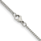 Chisel Stainless Steel Polished 2.25mm Round Curb Chain