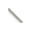 Chisel Stainless Steel Polished 2.25mm Round Curb Chain
