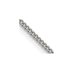 Chisel Stainless Steel Polished 2.25mm Round Curb Chain