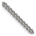 Chisel Stainless Steel Polished 4mm Round Curb Chain
