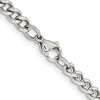 Chisel Stainless Steel Polished 5.3mm Round Curb Chain