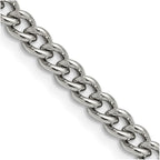 Chisel Stainless Steel Polished 5.3mm Round Curb Chain