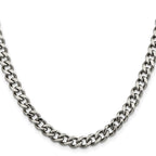 Chisel Stainless Steel Polished 6.75mm Curb Chain
