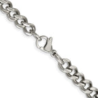 Chisel Stainless Steel Polished 6.75mm Curb Chain