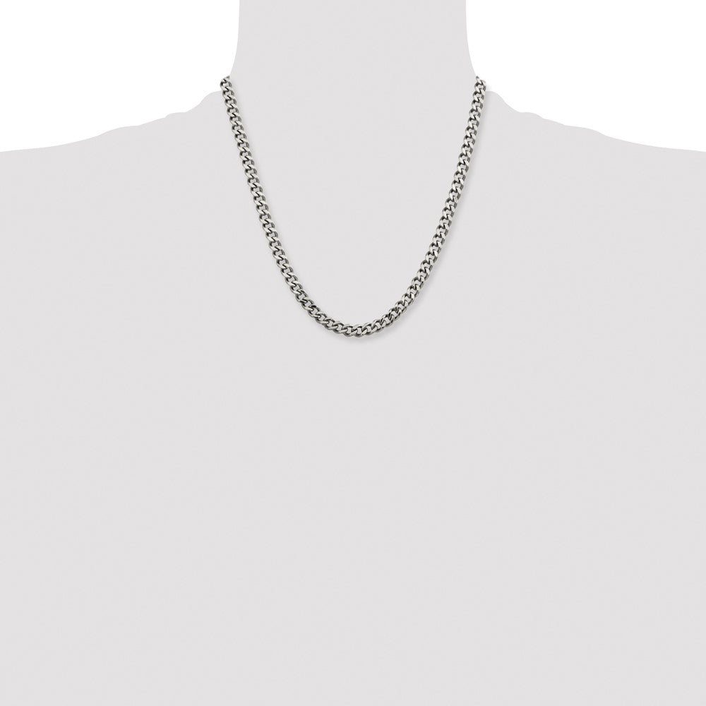 Chisel Stainless Steel Polished 6.75mm Curb Chain