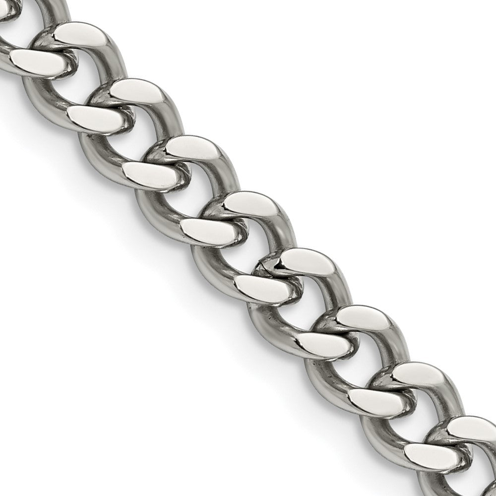 Chisel Stainless Steel Polished 6.75mm Curb Chain