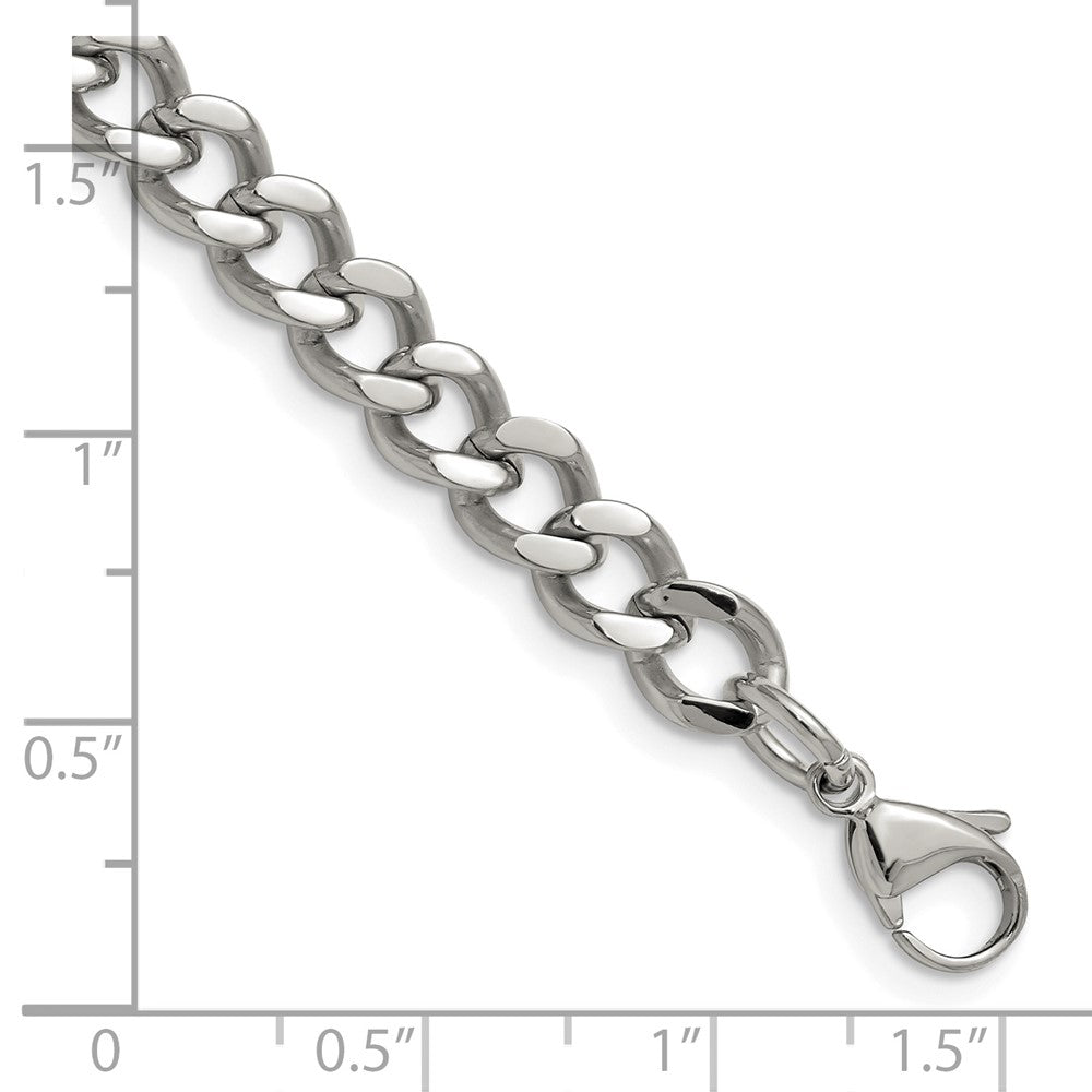 Chisel Stainless Steel Polished 7.5mm Curb Chain
