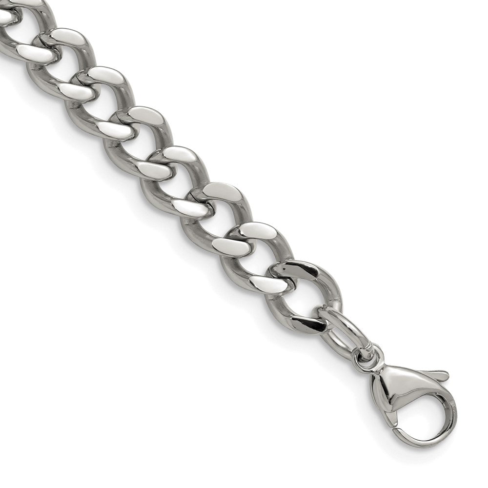 Chisel Stainless Steel Polished 7.5mm Curb Chain