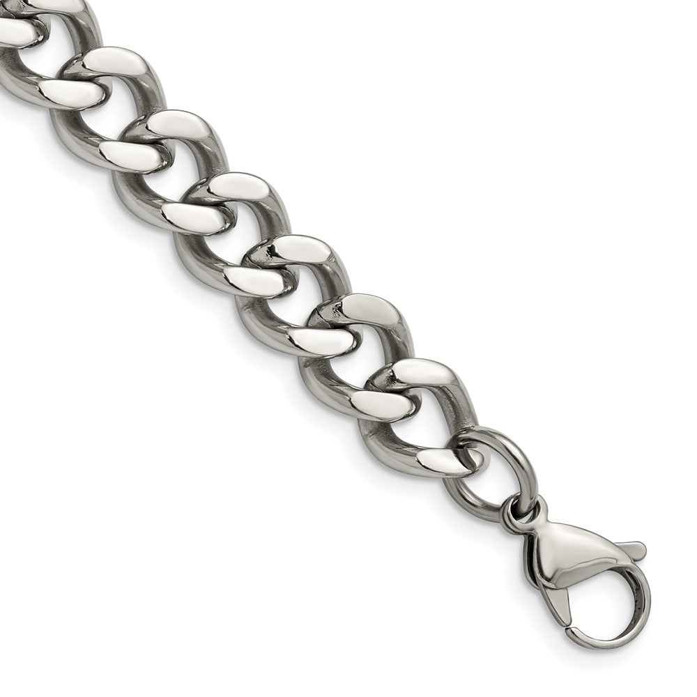 Chisel Stainless Steel Polished 11.5mm Curb Chain
